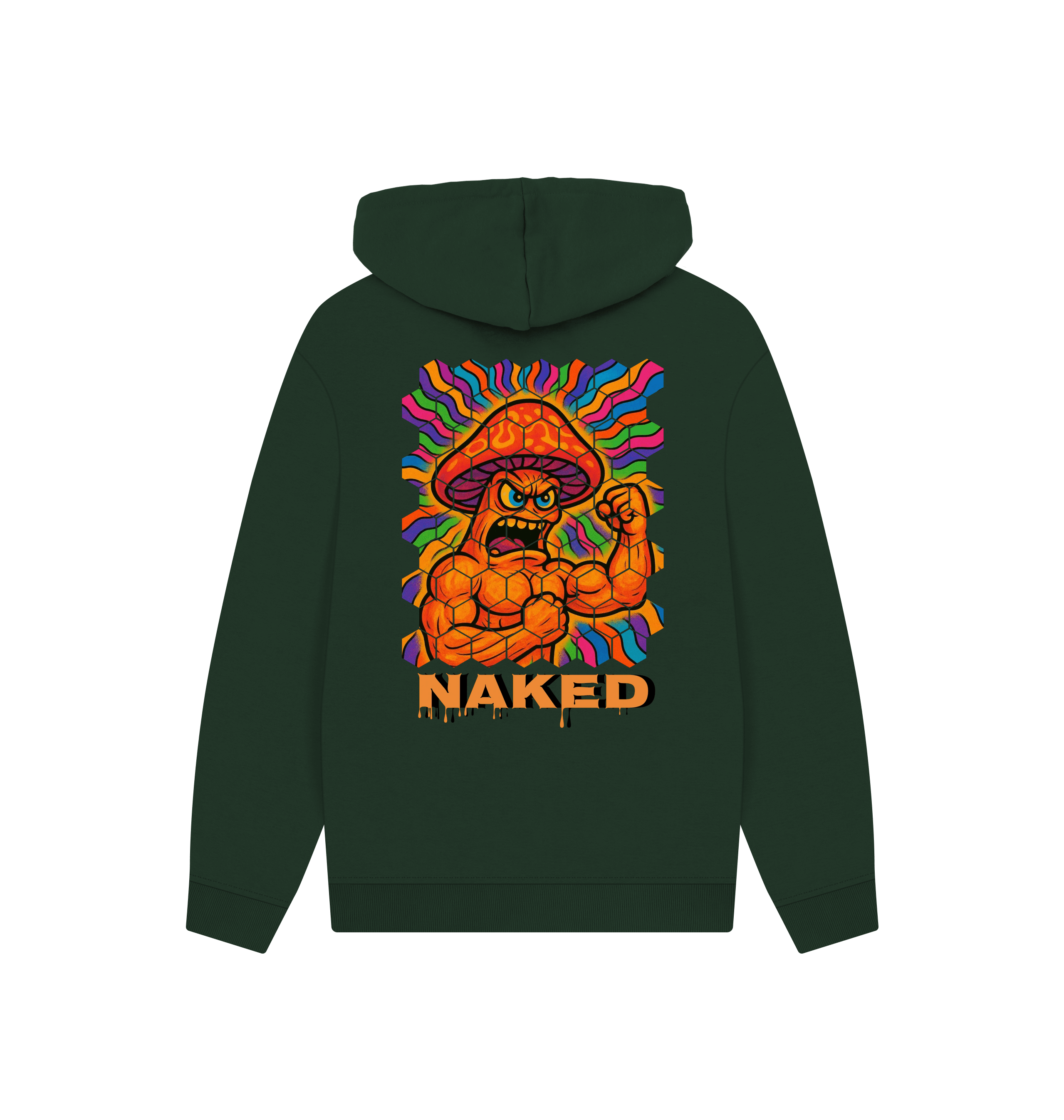 Evergreen Printed Hoody Back