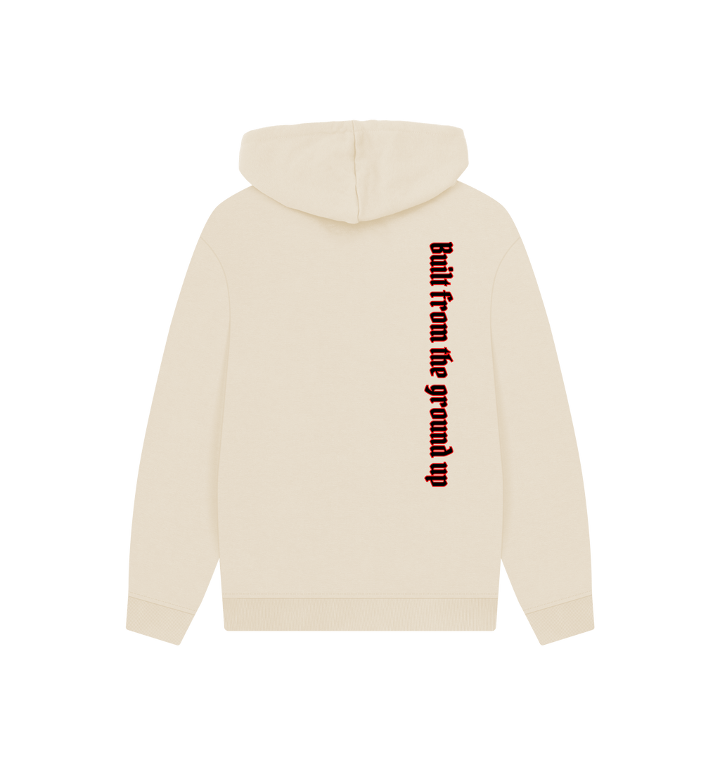 Oat Printed Hoody Back