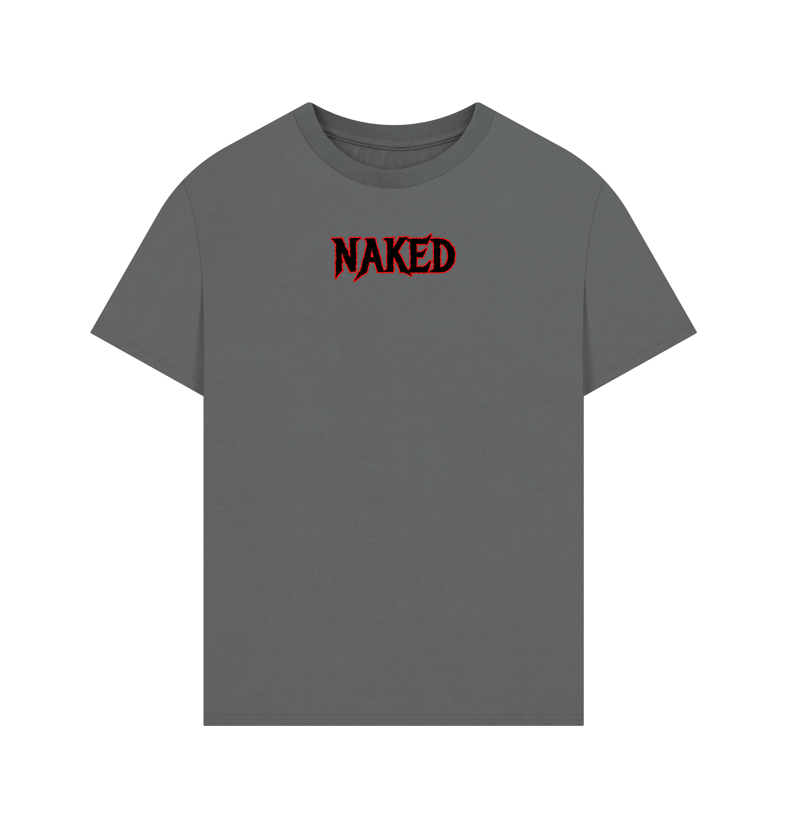 Slate Grey Printed T-shirt Front