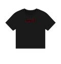 Black Printed T-shirt Front