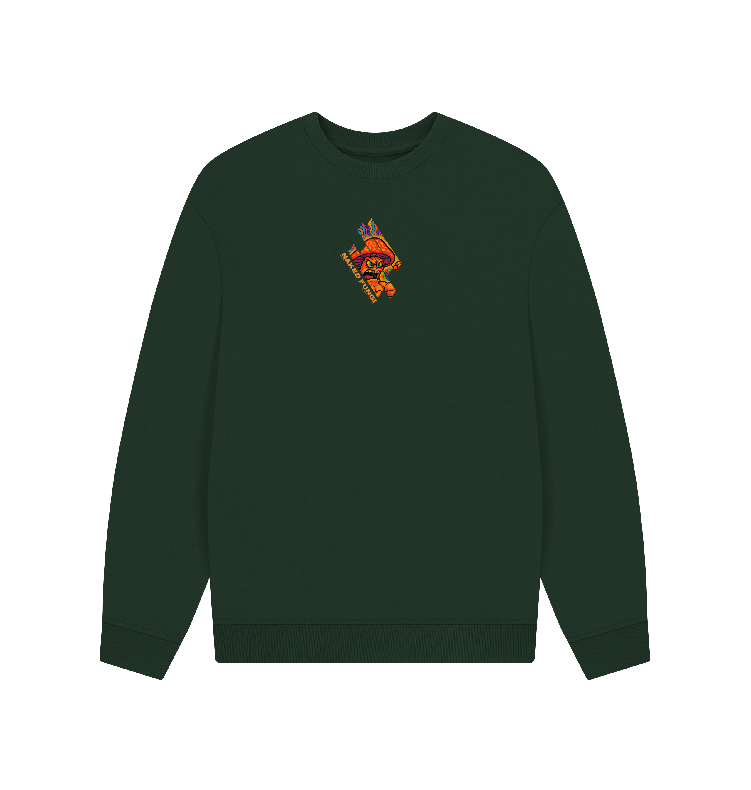 Evergreen Printed Sweater Front