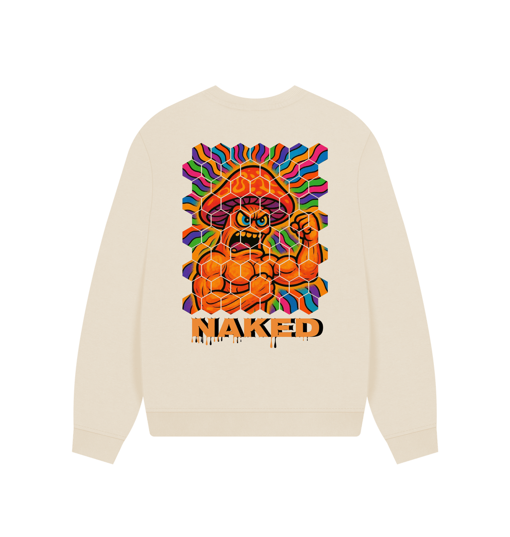 Oat Printed Sweater Back