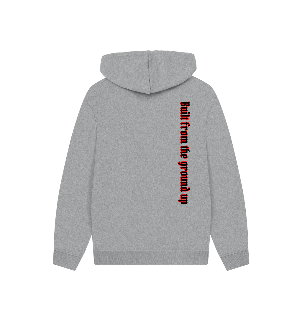 Athletic Grey Printed Hoody Back