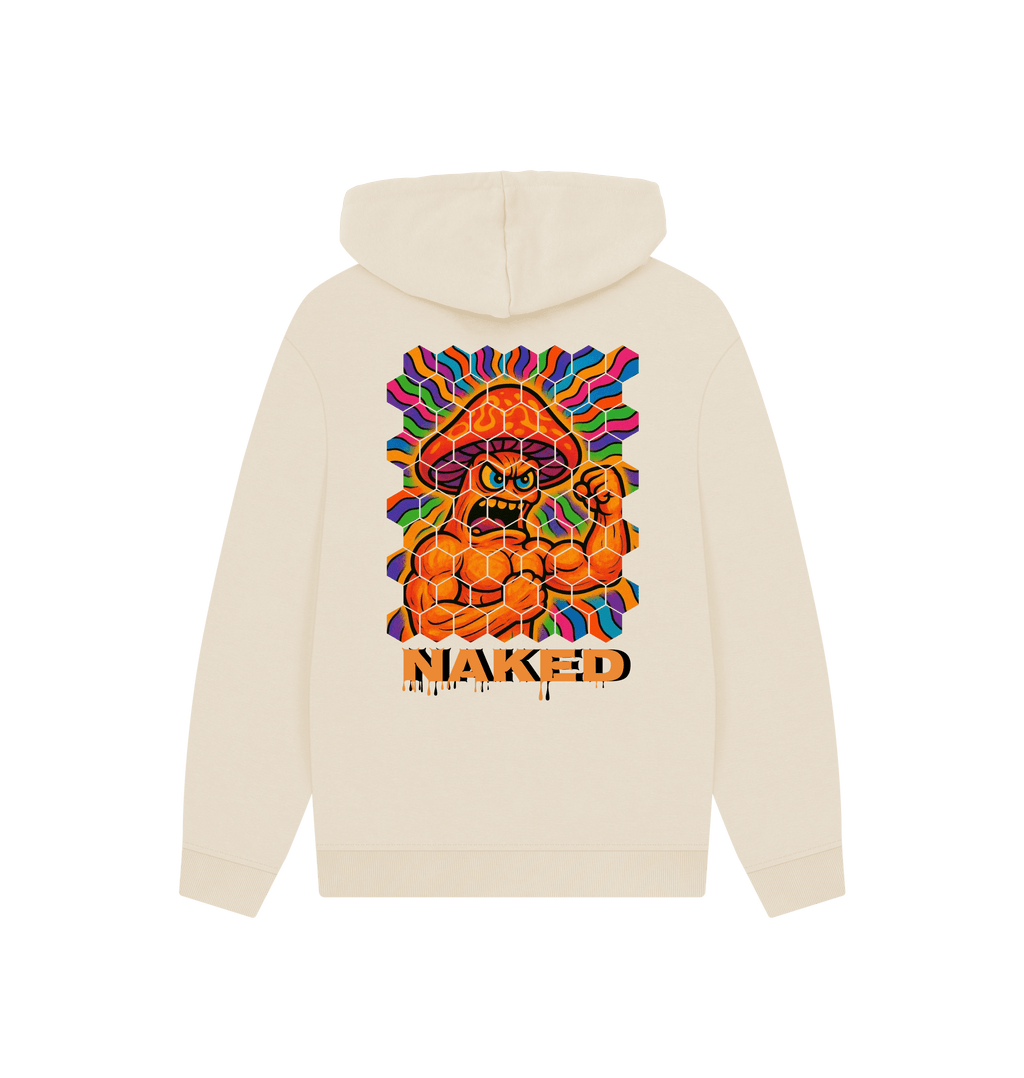 Oat Printed Hoody Back