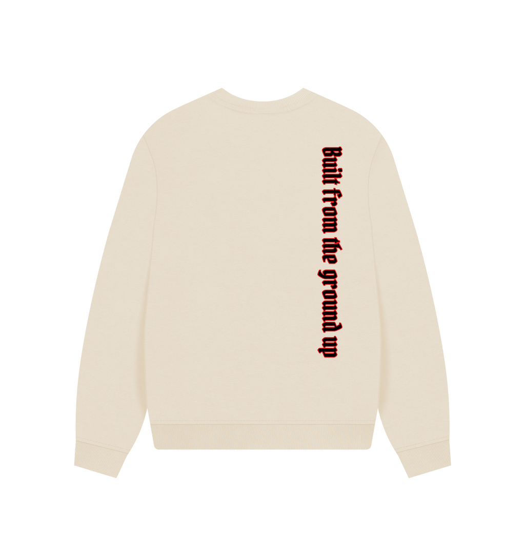 Oat Printed Sweater Back