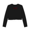 Black Printed Boxy Jumpers Front