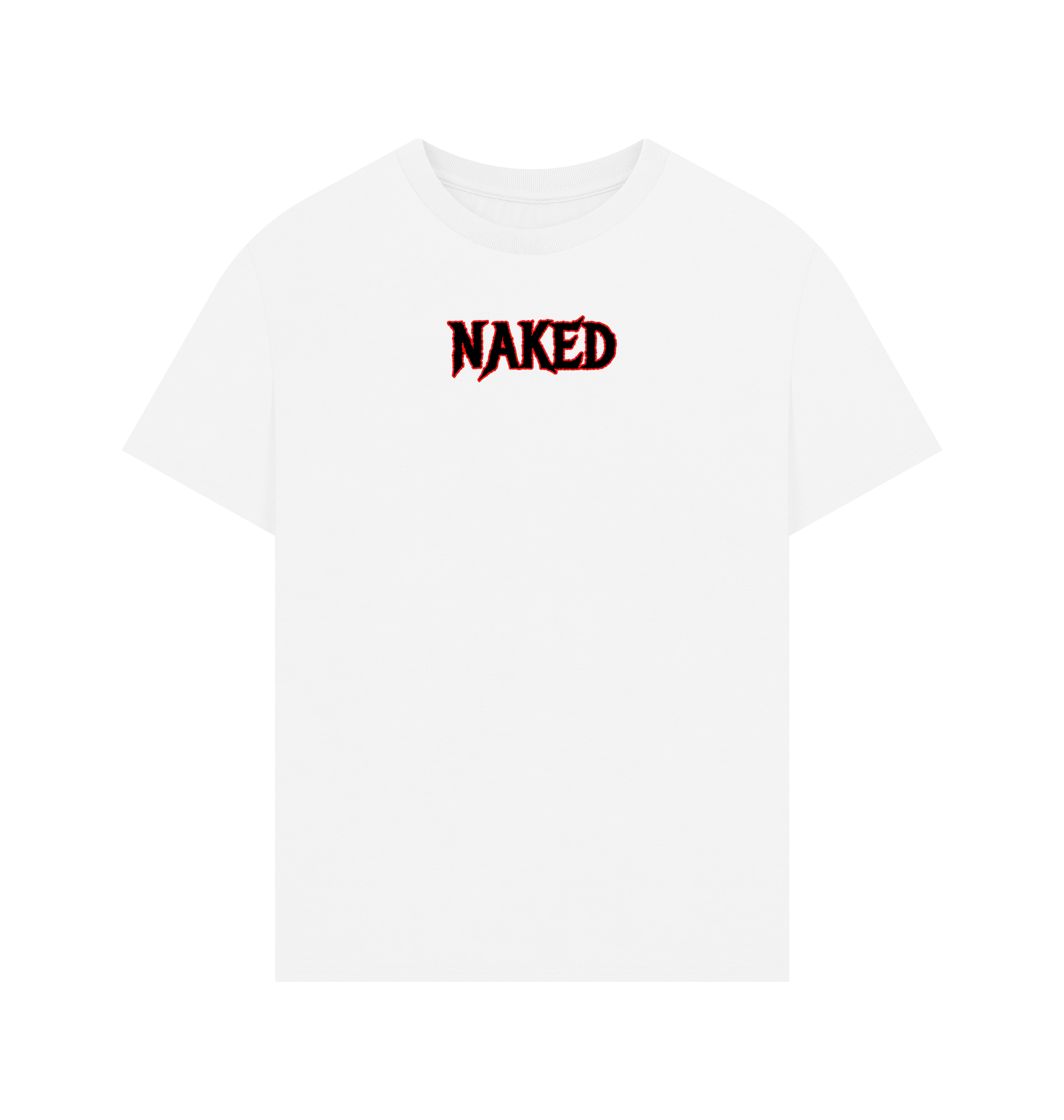 White Printed T-shirt Front