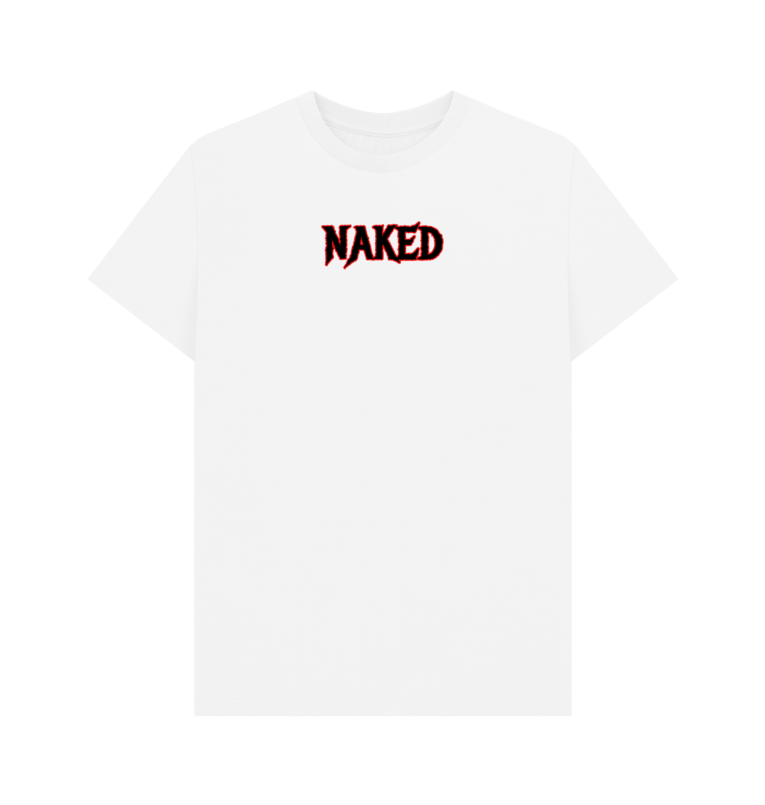 White Printed T-shirt Front