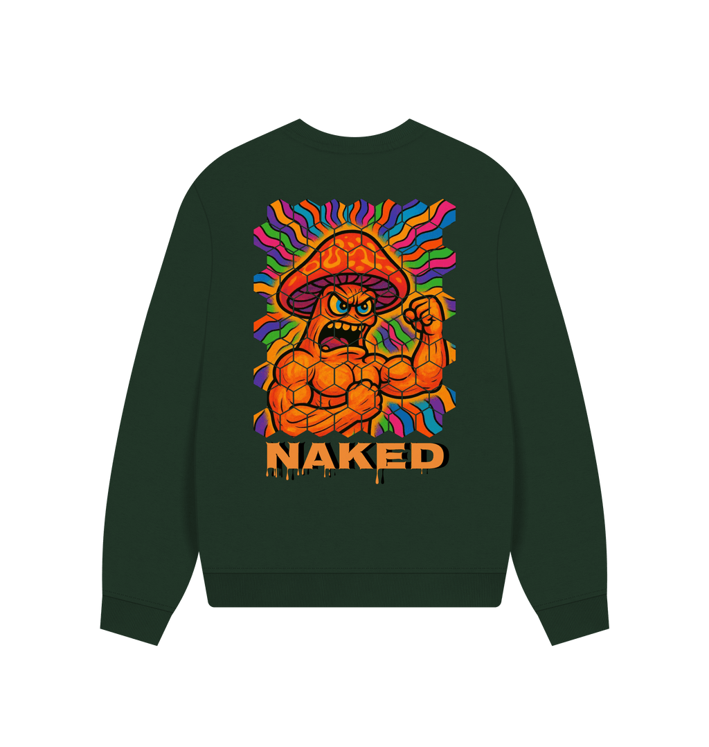 Evergreen Printed Sweater Back