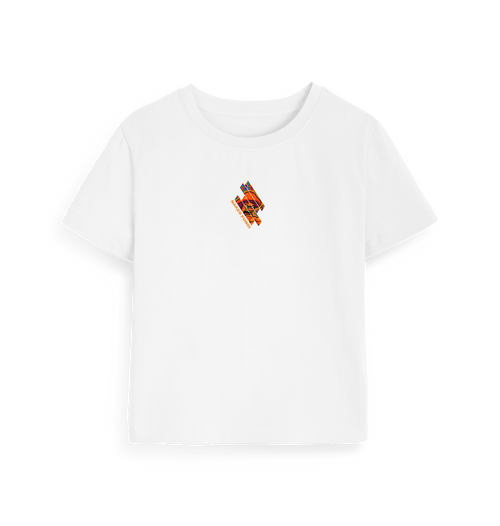 White Printed T-shirt Front