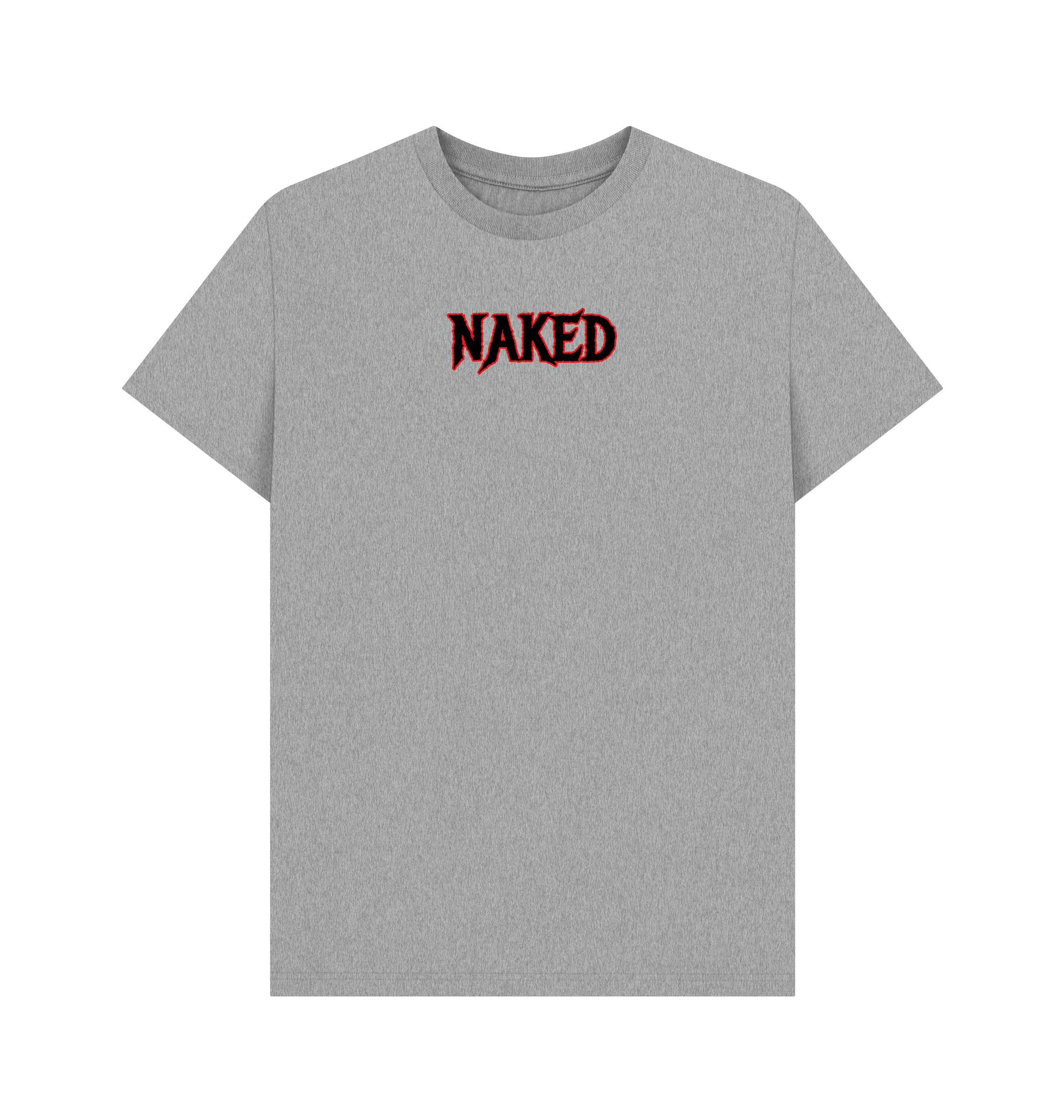 Athletic Grey Printed T-shirt Front